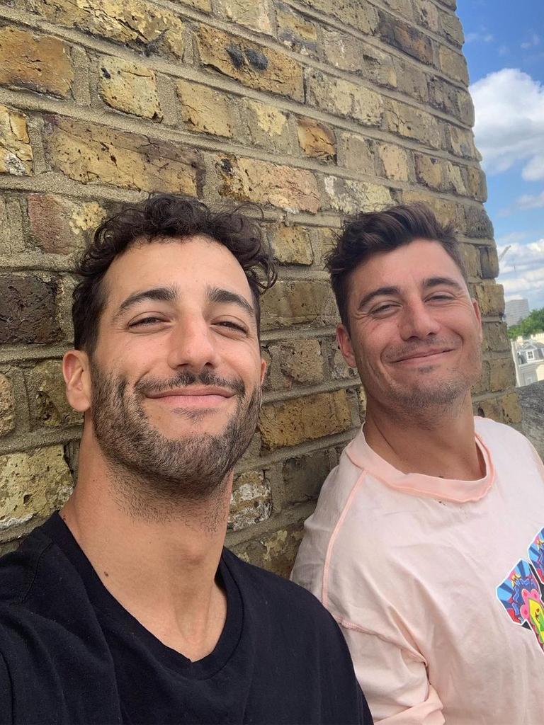 Daniel Ricciardo spent part of the European summer in 2019 holidaying with Aussie cricket star Marcus Stoinis.