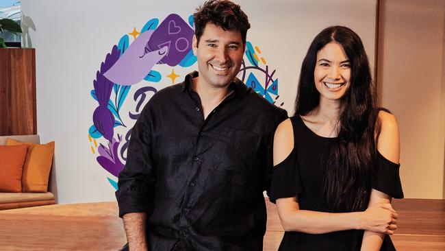 Investors will soon know if Canva founders Melanie Perkins and Cliff Obrecht have managed to steer the firm through. Picture: Max Doyle