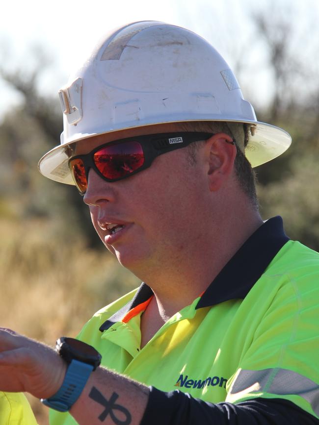 Oberon senior drilling geologist Jon Walter at the Oberon exploration fields. Picture: Gera Kazakov