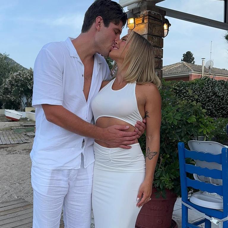 Tammy Hembrow and Matt Zukowski announced their engagement in December. Picture: Instagram