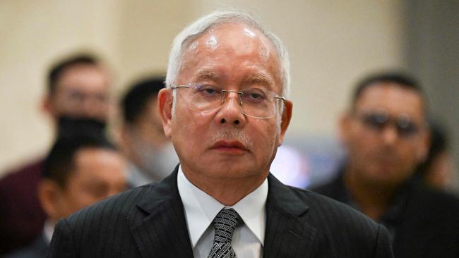 Former Malaysian prime minister Najib Razak. Picture: AFP