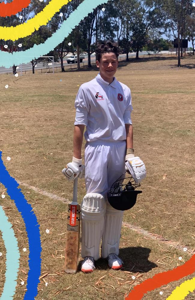 Jacob Bath is no stranger to scoring runs. He is pictured here early in his career after hitting an impressive 77 off 48. Picture - Facebook/Surfers Paradise Cricket Club.