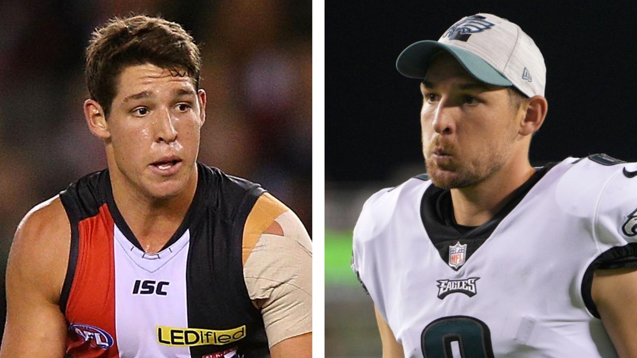 Arryn Siposs went from the AFL to the NFL. Picture: Supplied