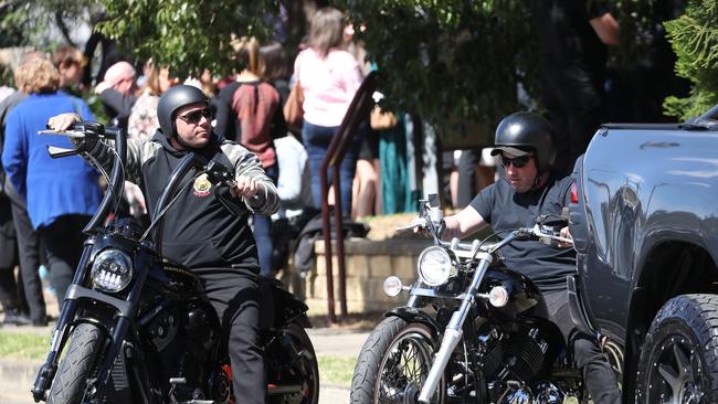 Locals rode in on motorbikes. Picture: John Grainger