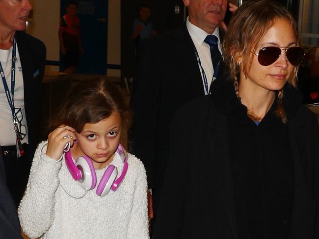 Nicole Richie with her daughter Harlow. Picture: Backgrid