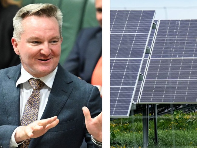 Chris Bowen and solar energy