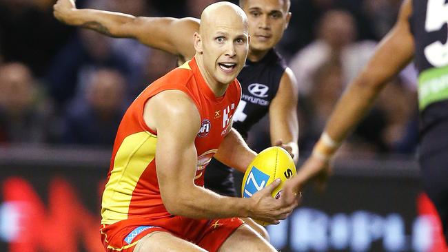 Will Gary Ablett leave Gold Coast? Picture: George Salpigtidis