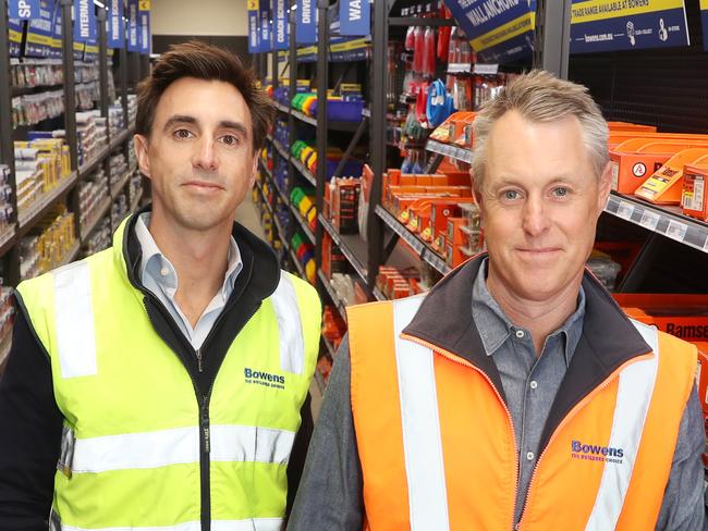 MELBOURNE, AUSTRALIA - NewsWire Photos, MARCH 26, 2024. (FOR AUS) Owners of Bowen Hardware, Andy Bowen and John Bowen, at one of their Hardware stores in Cheltenham, Melbourne.  Picture: NCA NewsWire / David Crosling