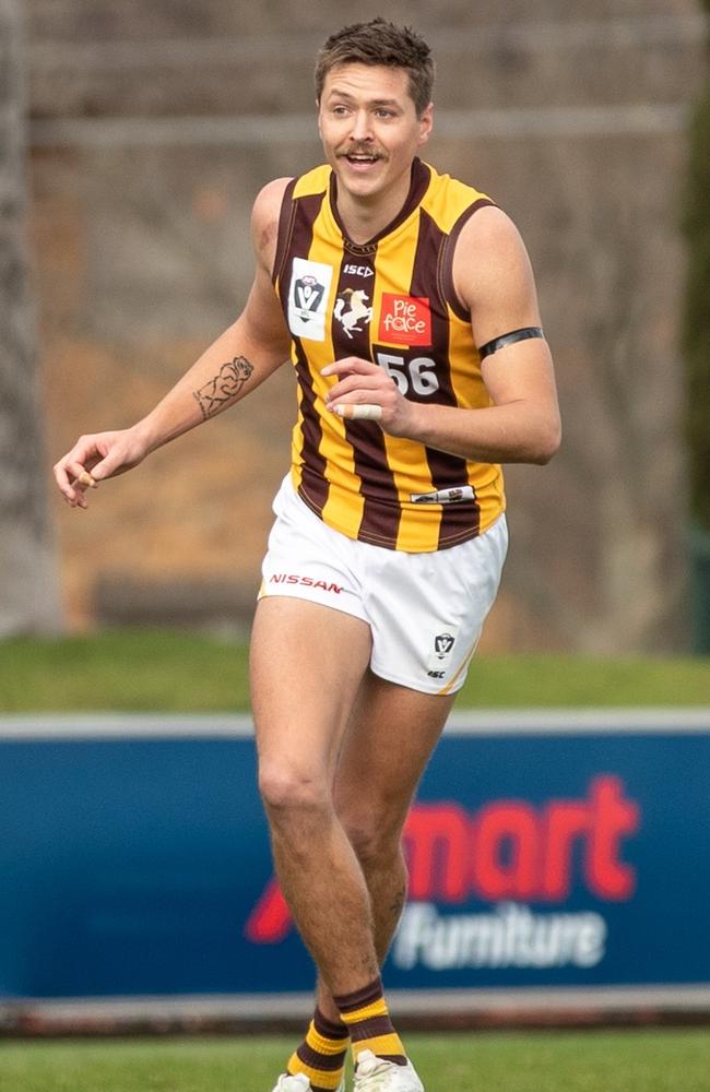 Fergus Greene’s nine VFL games brought him 30 goals this year. Pic: Kadek Thatcher