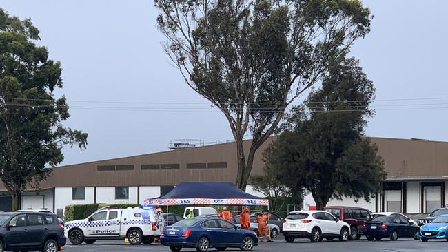 SES workers are at the scene assisting police Picture: Suzan Delibasic