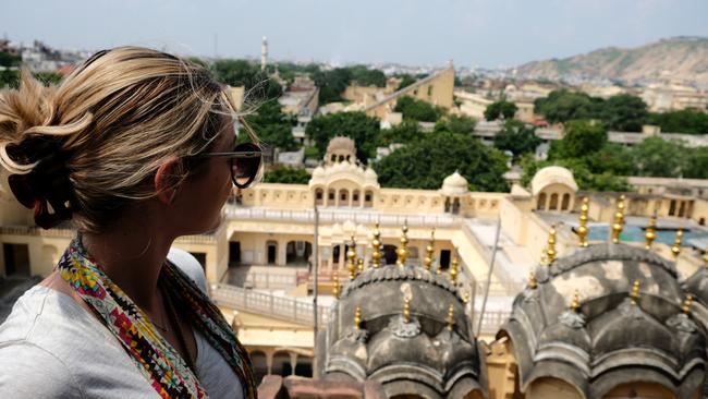 Looking out over Jaipur from The Wind Palace. Photo: Whitney Taylor.