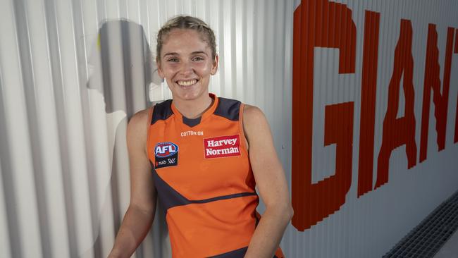 Steane, like Giants captain Amanda Farrugia, is a schoolteacher.