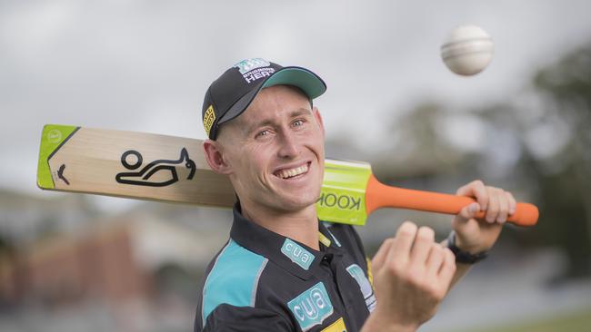 Marnus Labuschagne rivals Steve Smith for his obsessiveness about bats. Picture: Peter Wallis