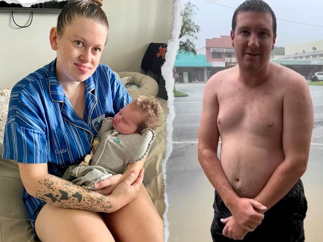 ‘I was swimming’: Couple and newborn’s incredible rescue