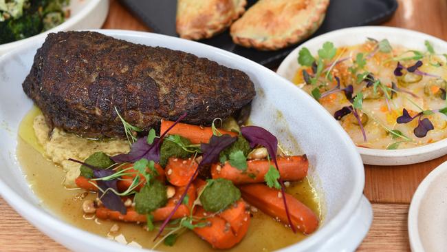 The Independent Gembrook has been ranked 66 on the Delicious 100 list, with dishes like the Cordero (roast lamb shoulder) winning over diners. Picture: Josie Hayden