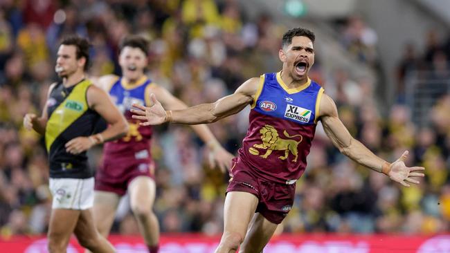 Charlie Cameron has not kicked a goal from his two games against Melbourne this year. Picture: Getty Images