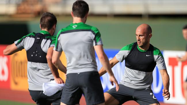 Mark Bresciano is among the Socceroos not to see much game-time but still make the first team.