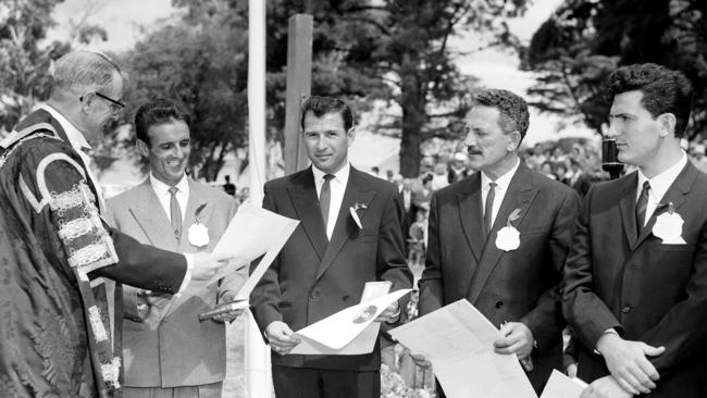 An Australian N aturalisation Ceremony in Hobart in 1964.