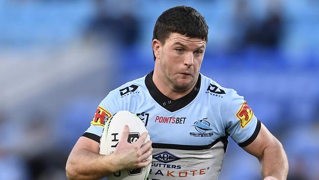 Chad Townsend is the only member of the Cronulla spine to have tasted finals football. Picture: Getty Images