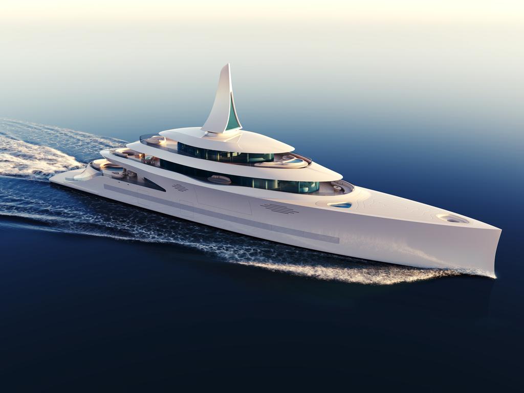A super green superyacht has recently been unveiled at a Monaco boat show. Picture: Jam Press