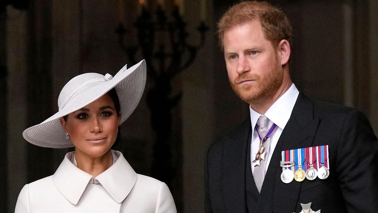 Harry and Meghan have not been invited by the Royal Family in their gathering to mark one year since the Queen’s death. Picture: Matt Dunham/POOL/AFP.