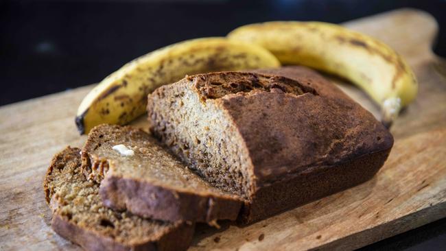 Australia’s best banana bread. Picture: Nicole Cleary