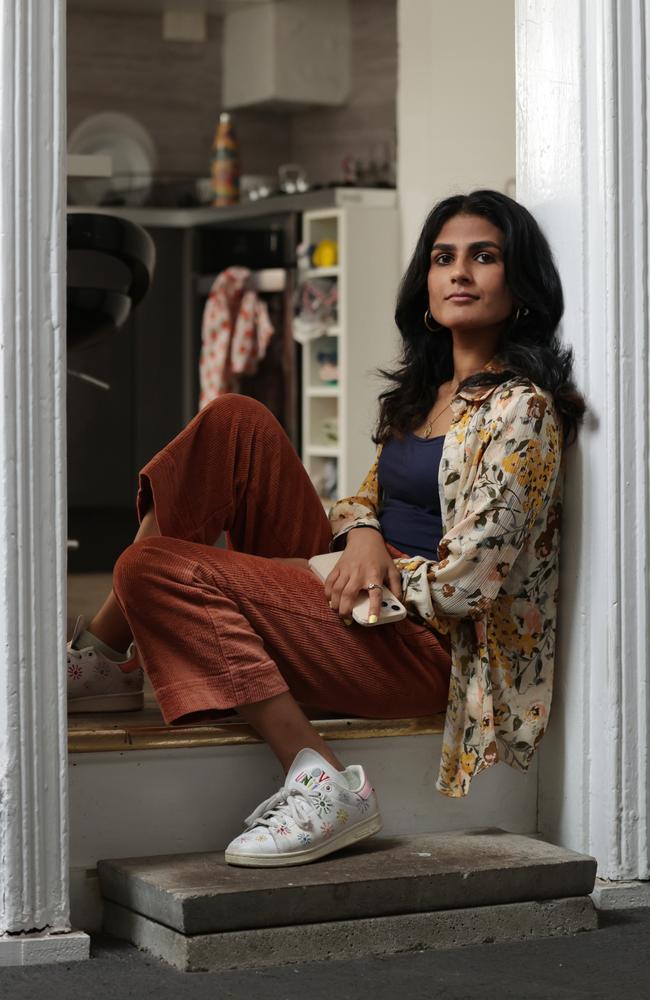 Varsha Yajman said she was regularly shown posts that would encourage her fixation on dieting during periods where she was trying to avoid diet culture material. Picture: Jane Dempster/The Australian