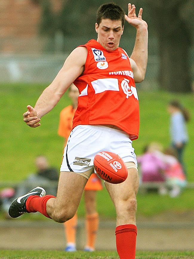 Matthew Kreuzer in action for Northern Bullants. Picture: Carmelo Bazzano