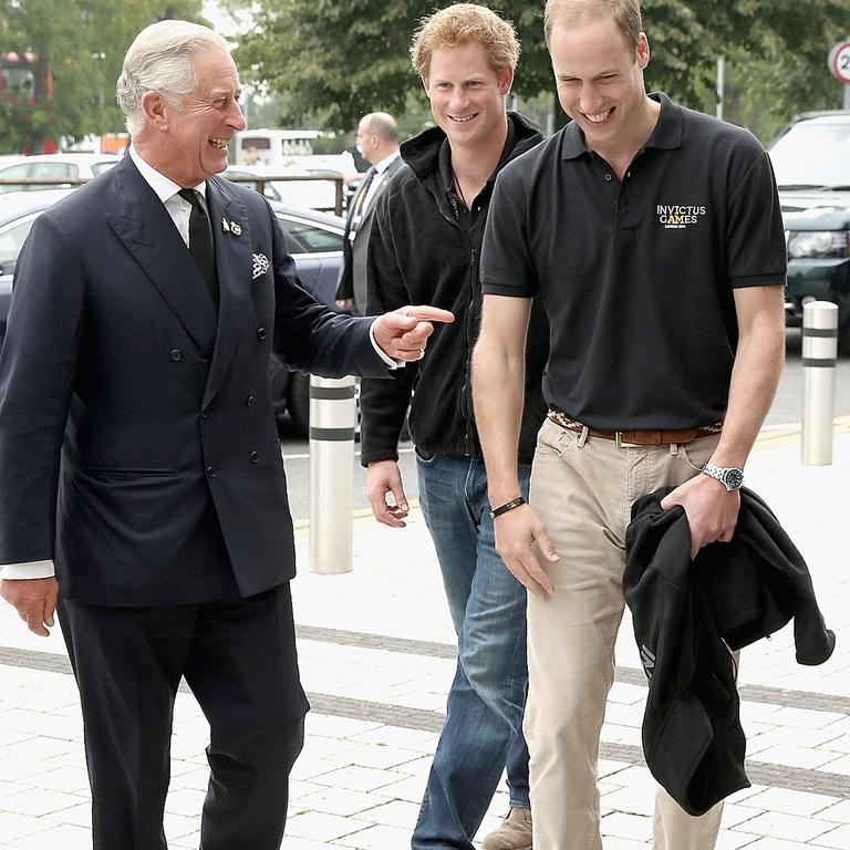 “For the moment, all is peace between the King and his heir – not least, perhaps, because they face a common problem,” namely Harry. Picture: Chris Jackson/Getty Images