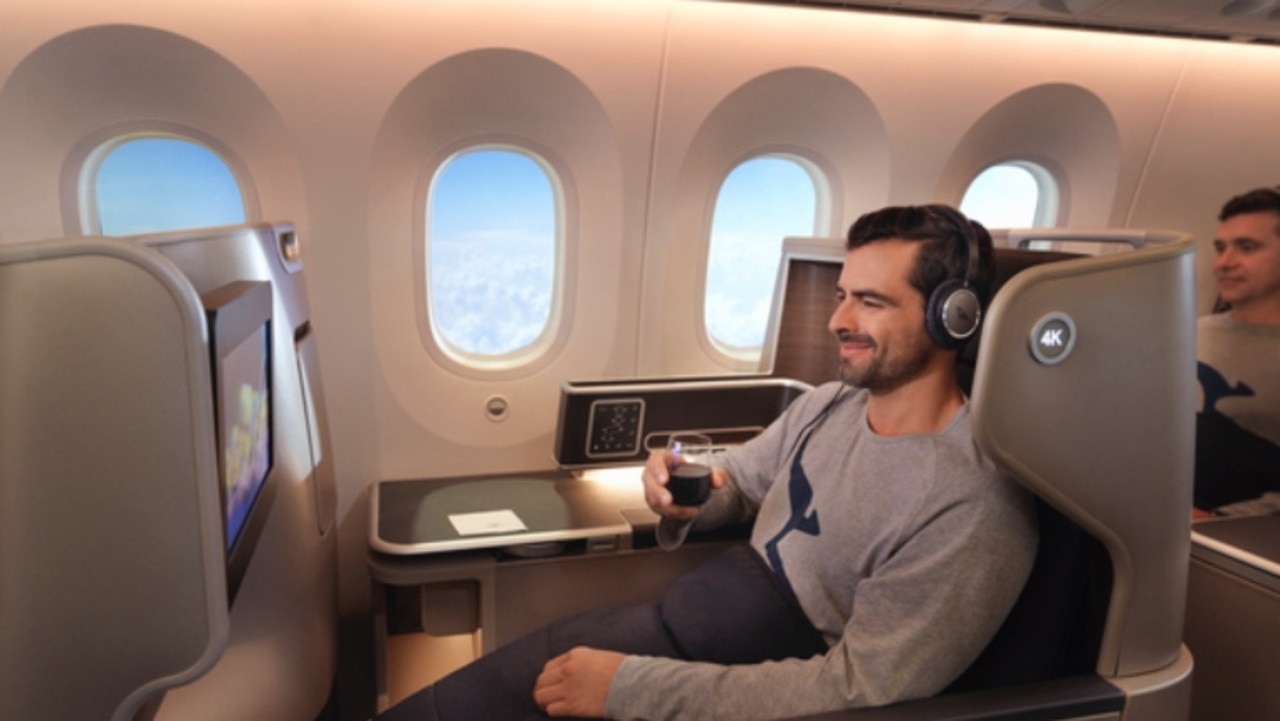 Qantas 787-9 Business Class. Photo: Qantas.