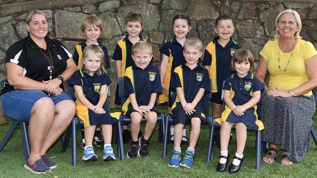 MY FIRST YEAR: Chatsworth State School Prep 1. Picture: Patrick Woods.