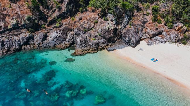 Pelorus Private Island guests can dive, snorkel, and jetski, as well as take boat charters.