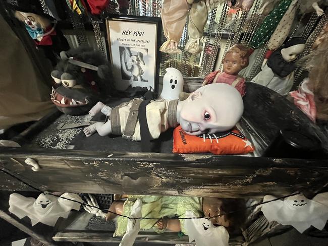 Dolls at the Haunted Doll Museum in Maryborough.