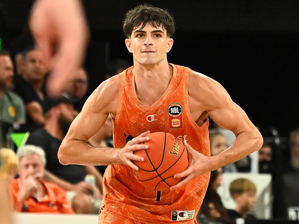 Taran Armstrong is the most traded player in SuperCoach NBL this week. Picture: Emily Barker/Getty Images