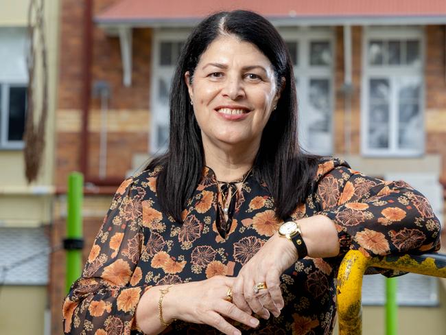 Outgoing Queensland Education Minister Grace Grace at New Farm state School, Friday, December 22, 2023 - Picture: Richard Walker