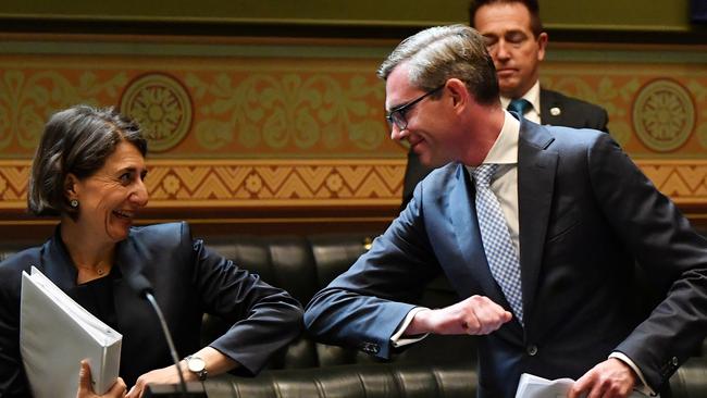 NSW Treasurer Dominic Perrottet will succeed Gladys Berejiklian as premier. Picture: AAP Image/Dean Lewins/POOL/via NCA NewsWire