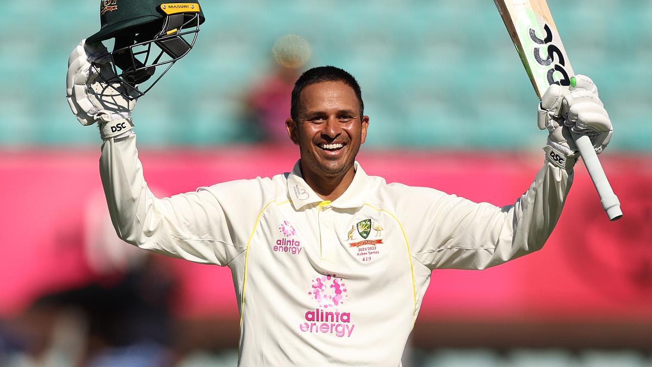 Usman Khawaja, take a bow. That was absolutely remarkable. Photo by Cameron Spencer/Getty Images