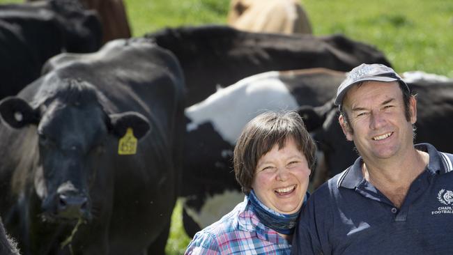 Paul and Sally Bethune run Bethune Lane Dairy.