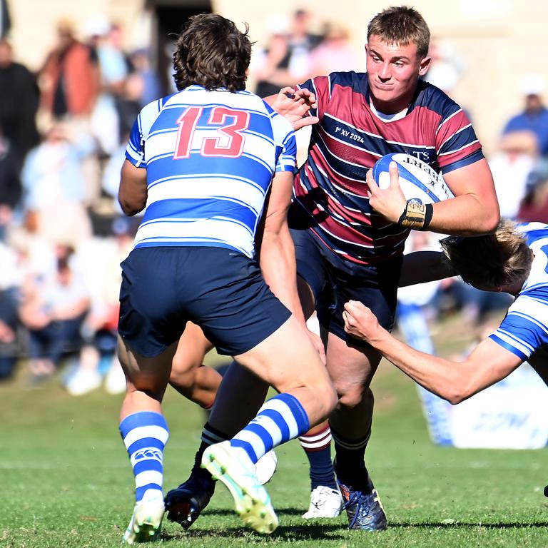 Kingsley Uys. GPS First XV rugby between Nudgee College and The Southport School. Saturday July 20, 2024. Picture, John Gass