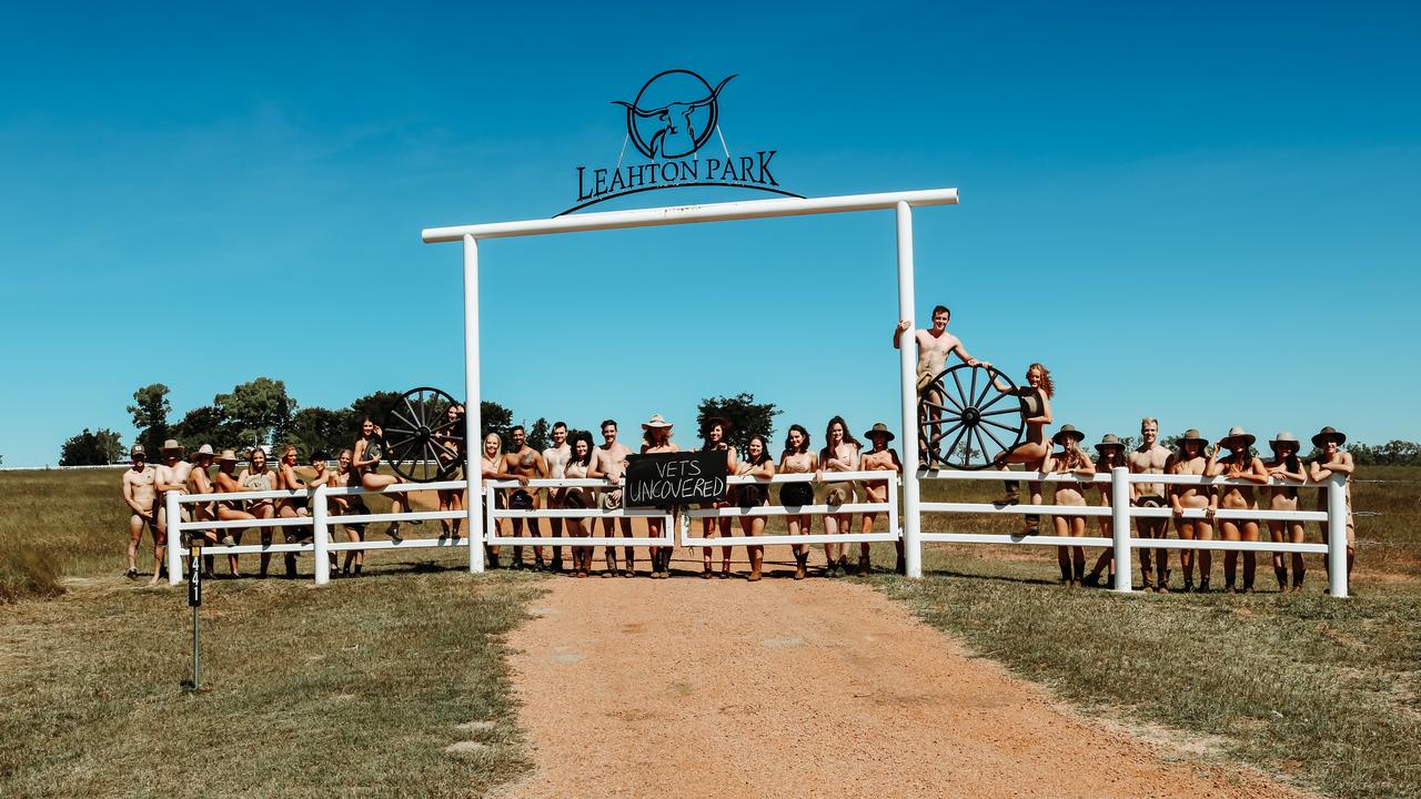 James Cook University vet students nude calendar for Drought Angels