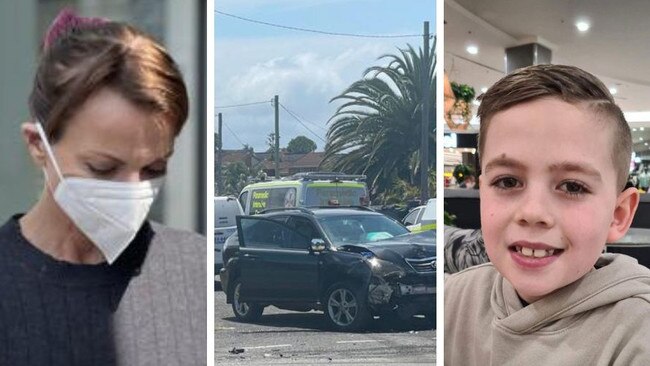 Police applied in court for a detention application for Kristie Merrett after the death of James Edds, 9, who was killed following a crash at Killarney Vale. Picture: Supplied