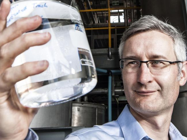 Queensland University of Technology Professor Robert Speight at the Mackay Renewable Biocommodities Pilot Plant at Racecourse Mill. Picture: Contributed