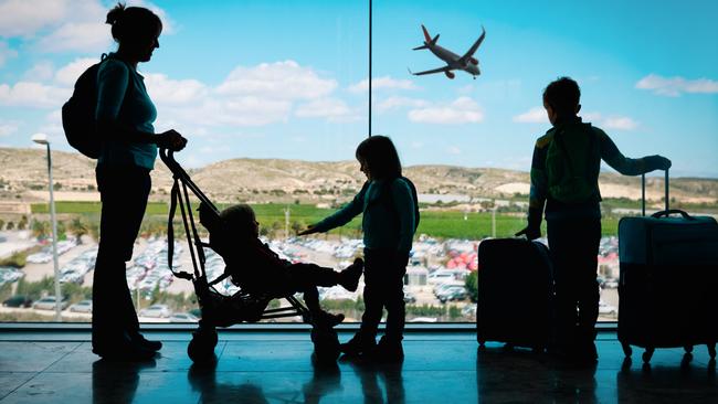 Travelling with kids – yours or others’ – is not always a holiday. Picture: iStock