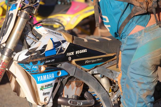 There were some......very passionate riders in the 2019 Tatts Finke Desert Race. Pic: MATT HENDERSON