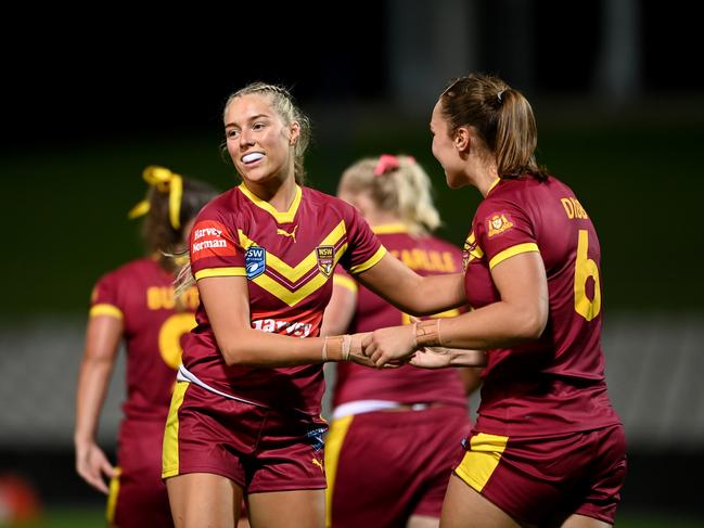 Teagan Berry holds the NRLW tryscoring record. Picture: NRL Photos/Gregg Porteous
