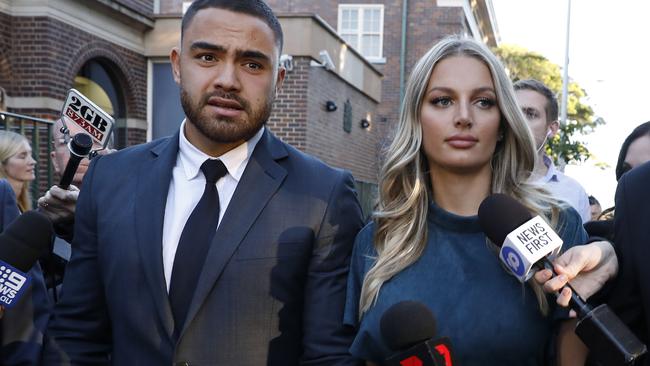 Dylan Walker was found not guilty of assaulting his partner, Alexandra Ivkovic. Picture: Chris Pavlich