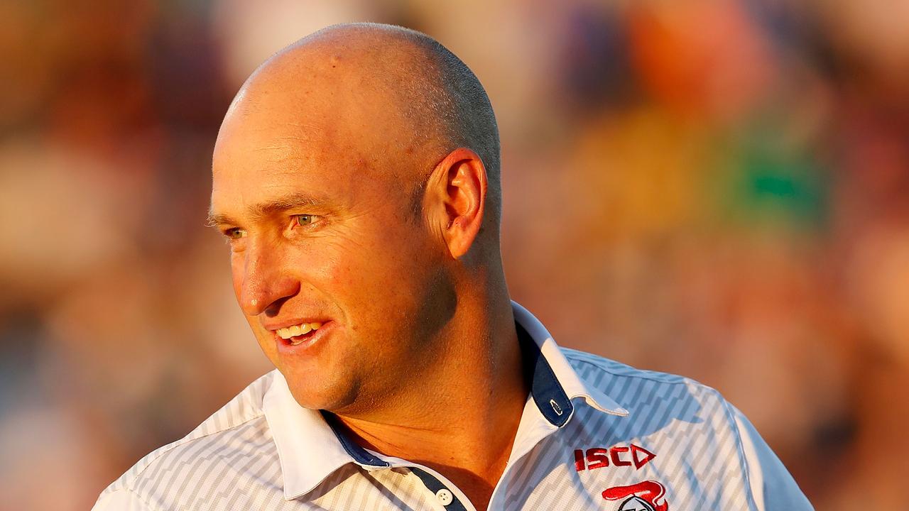 Nathan Brown head coach of the Knights has had his contact extended. (Photo by Jason McCawley/Getty Images)