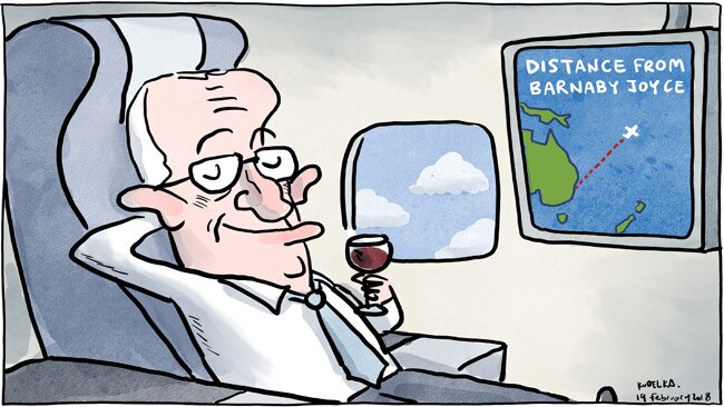 Jon Kudelka Letters page cartoon for 19-02-2018Version:  (650x366)COPYRIGHT: The Australian's artists each have different copyright agreements in place regarding re-use of their work in other publications.Please seek advice from the artists themselves or the Managing Editor of The Australian regarding re-use.