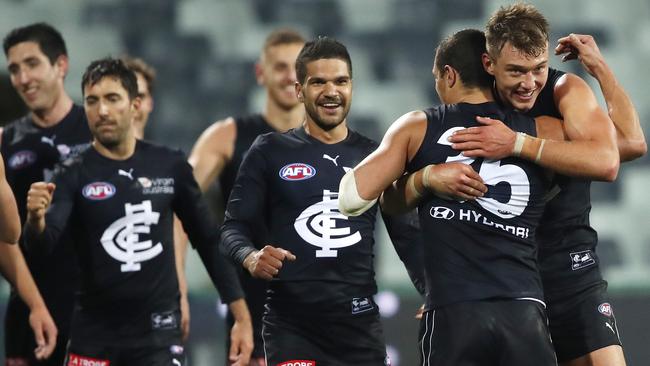 The Blues need more support for Patrick Cripps in the midfield. Picture: Dylan Burns/AAP