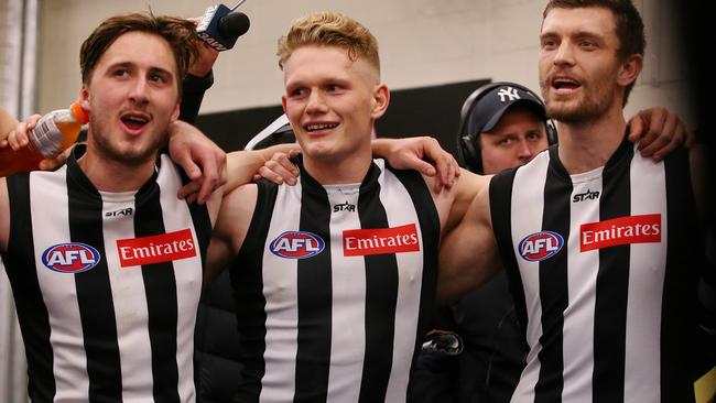 Treloar says Collingwood has helped shaped him as a man. Picture: Michael Klein